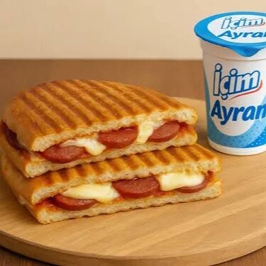 Dev Öğrenci Dostu Kombo (Tam Ekmek Klasik +1 Ayran + Çıtır Turşu)