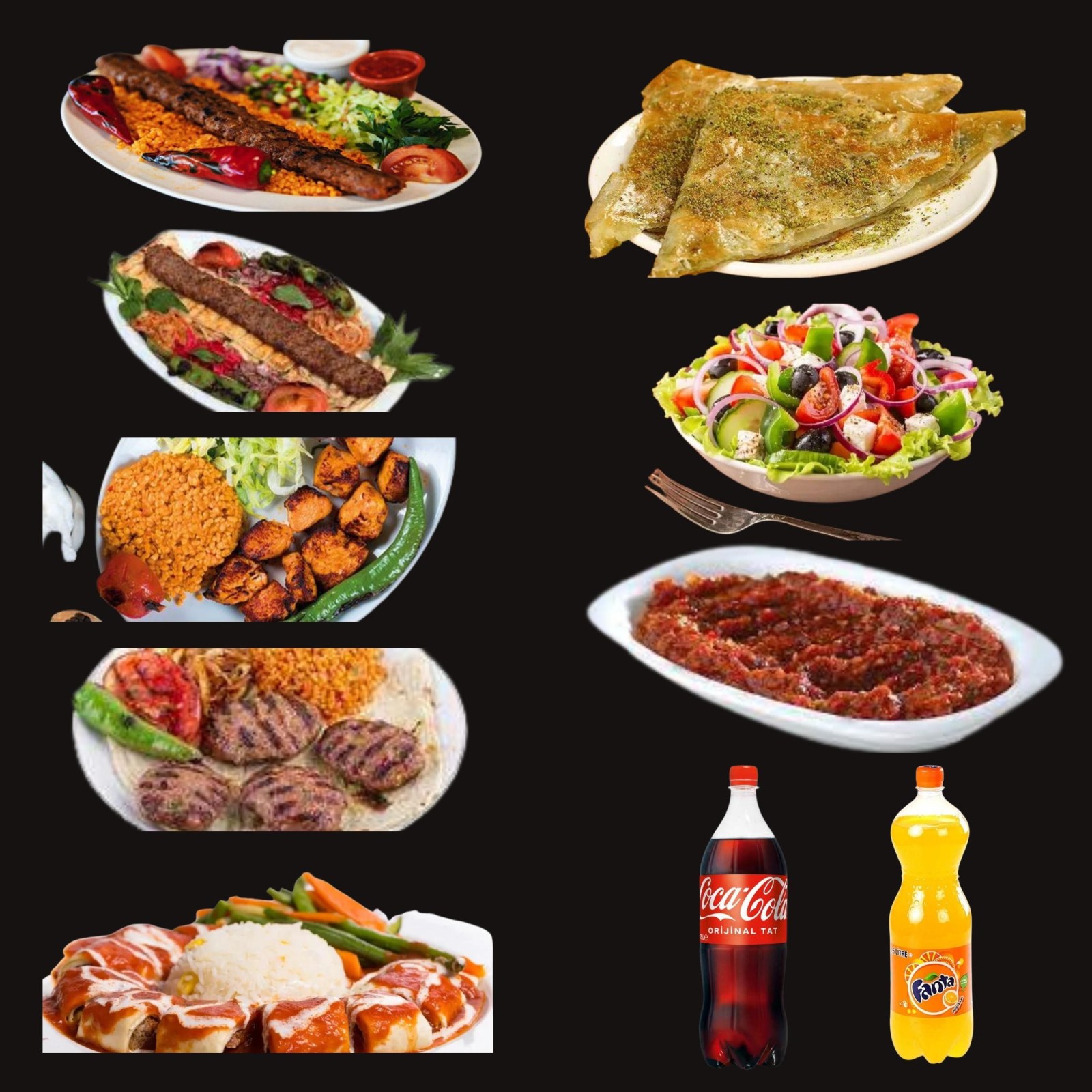 Angara Sofrası Aile Menü ( Kebap 4 Kişilik )