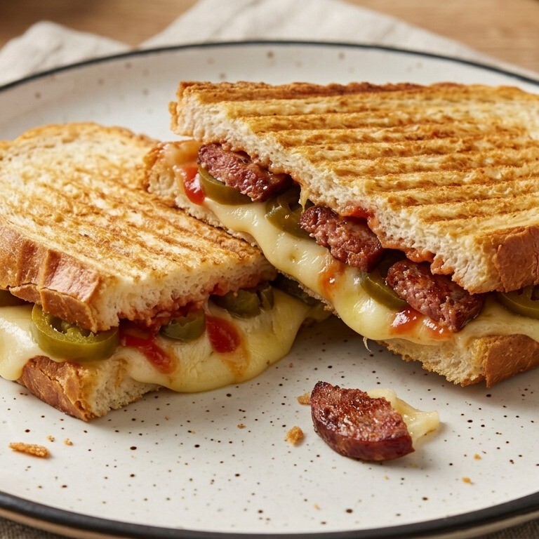 3'lü Ekmek Sucuklu Kaşarlı Tost Menü