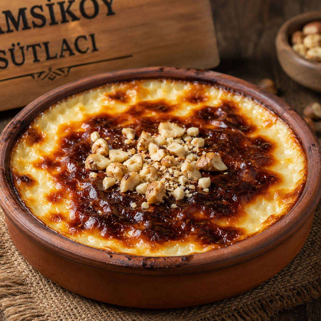 Fırında Hamsiköy Sütlacı