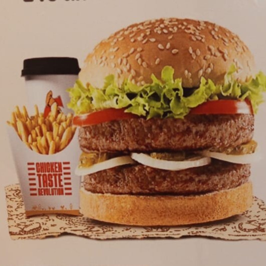 Double Beef Burger Menü