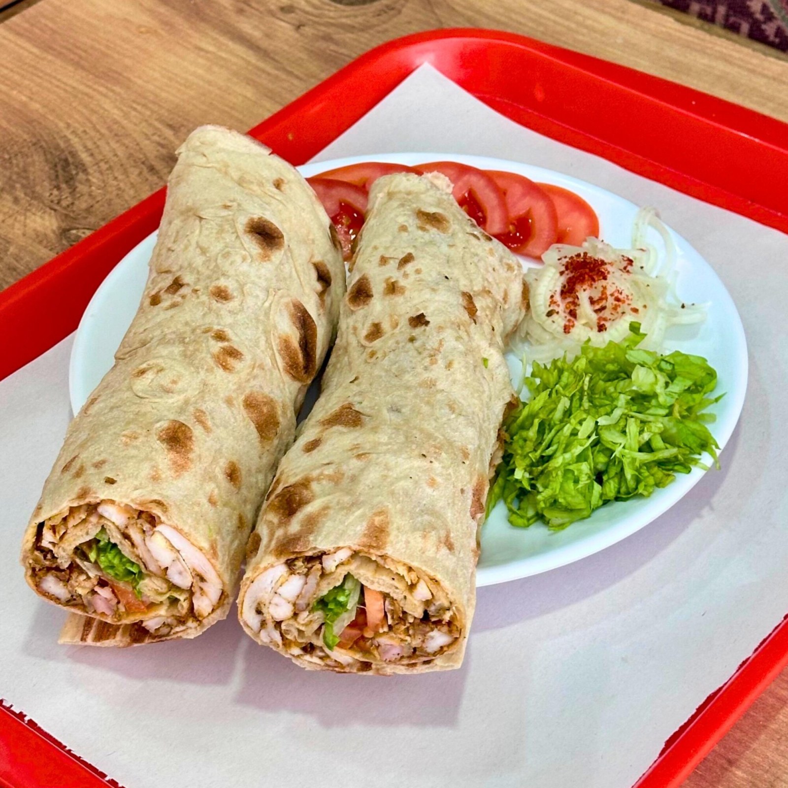 Tavuk Döner Dürüm (120gr) – Orta Boy Lezzet!