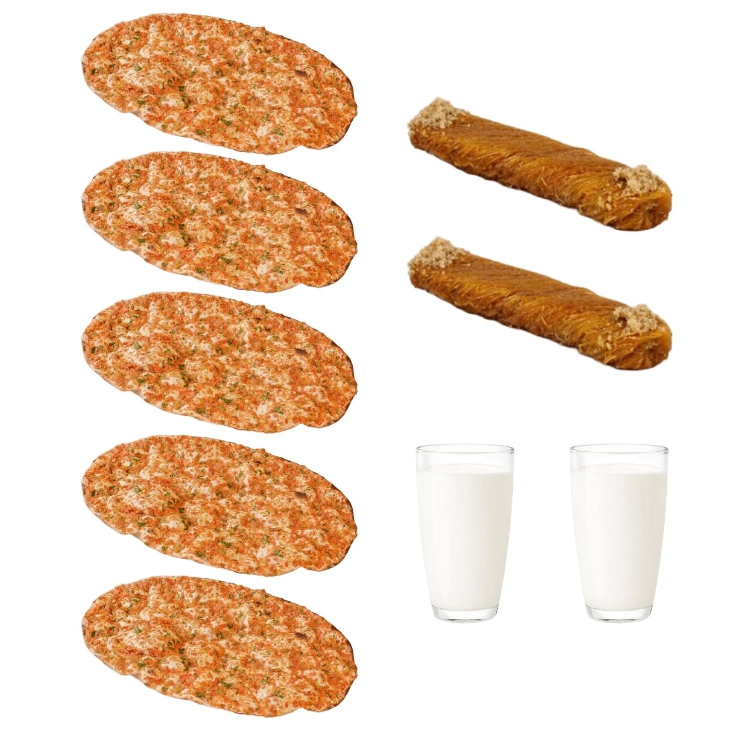 Tatlı 5'Li Lahmacun Menü