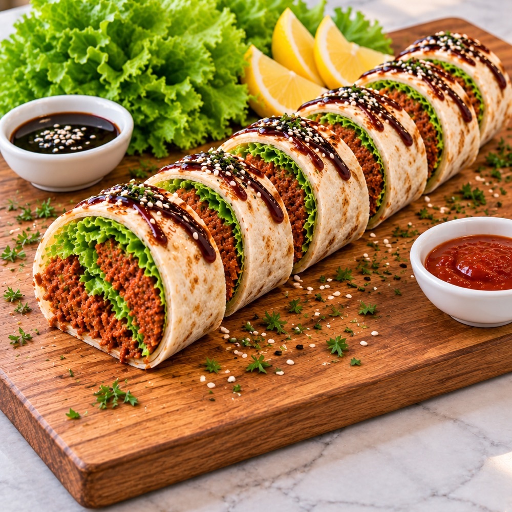 Sushi Mega Çiğ Köfte Dürüm Menü