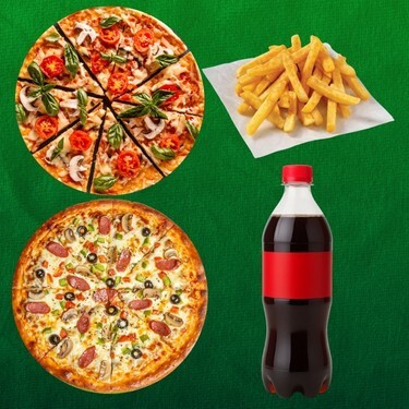 2'li Orta Boy Pizza Menü