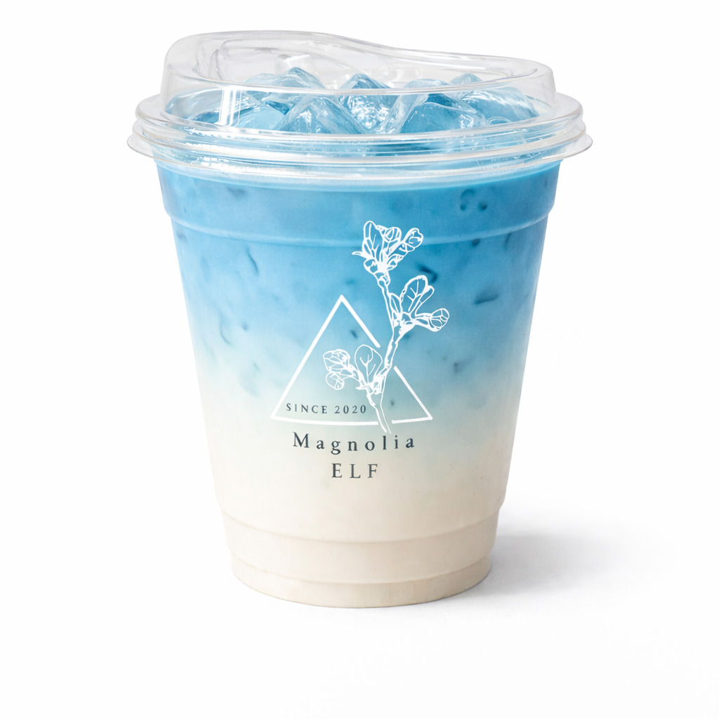 Iced Blue Macha Latte