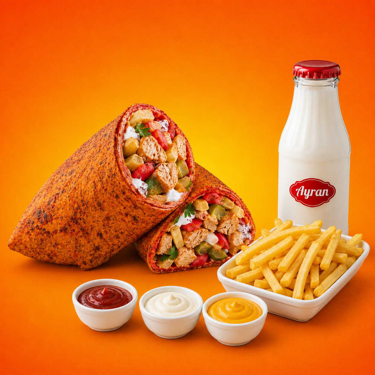 Bomba Burrito Menü