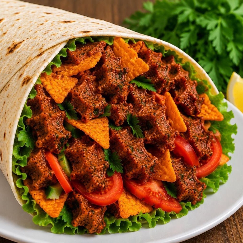 Doritoslu Mega Çiğ Köfte Dürüm