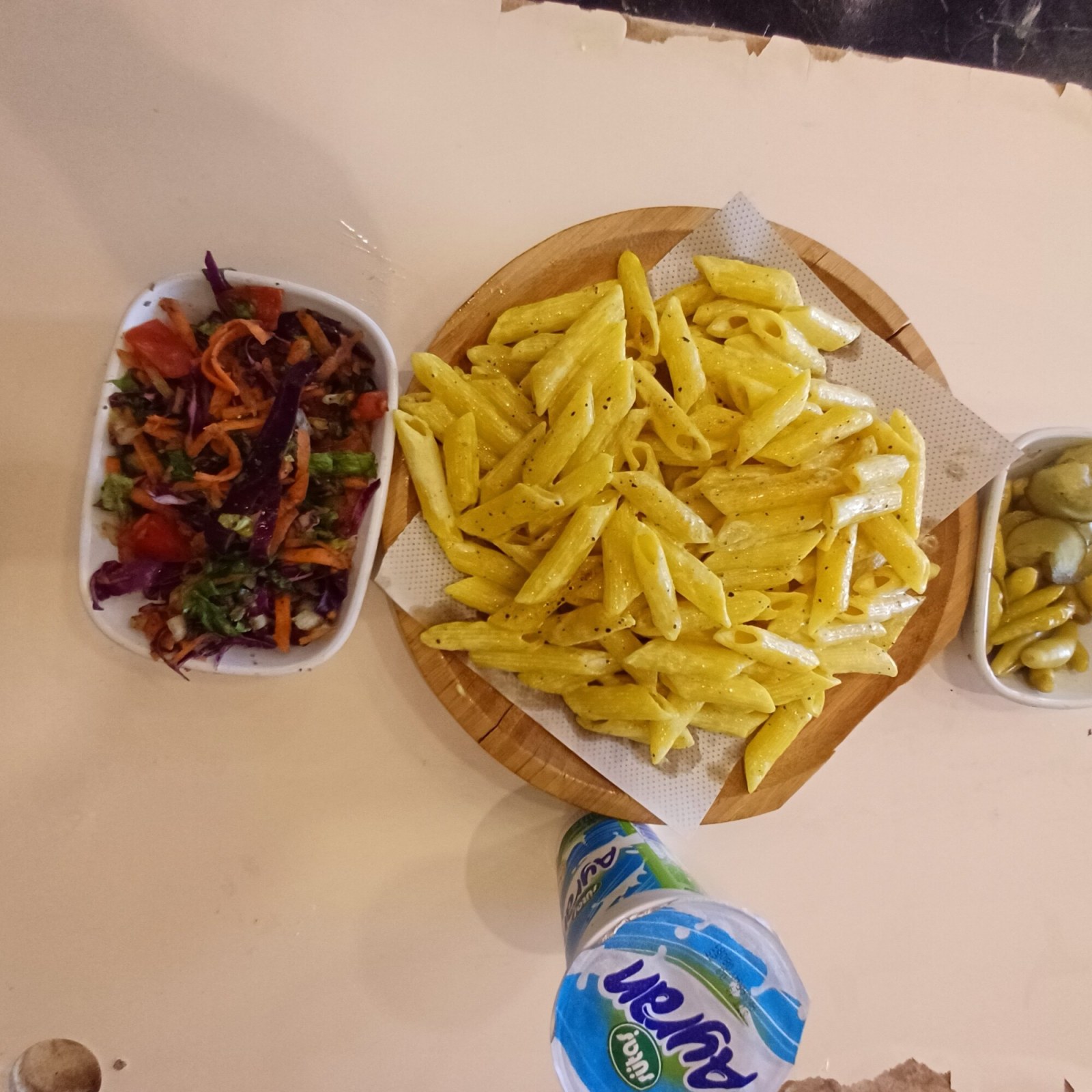 Kremalı Tavuklu Makarna