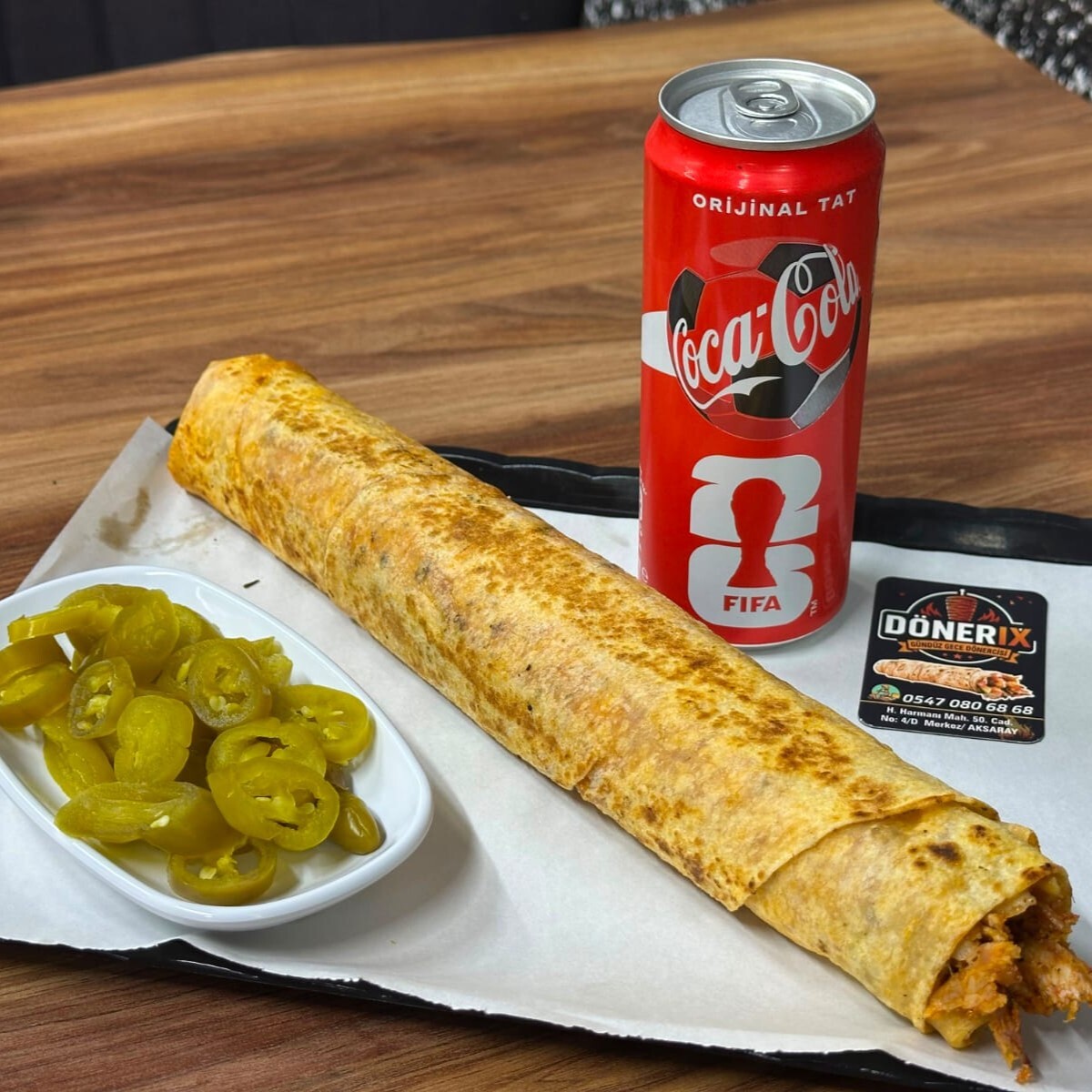 1 Kişilik Hatay Usulü Kola Menü