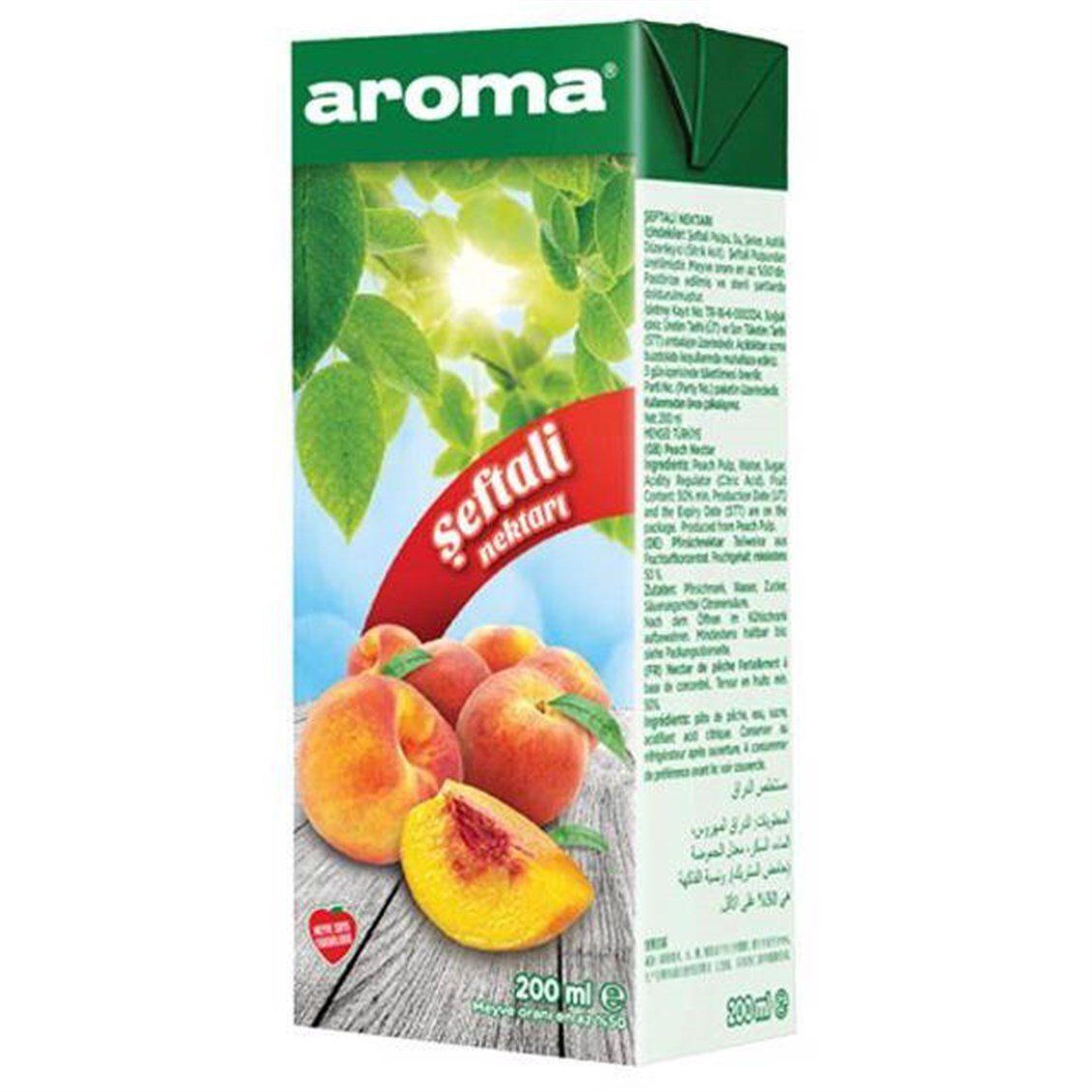 Aroma Şeftali Meyve Suyu