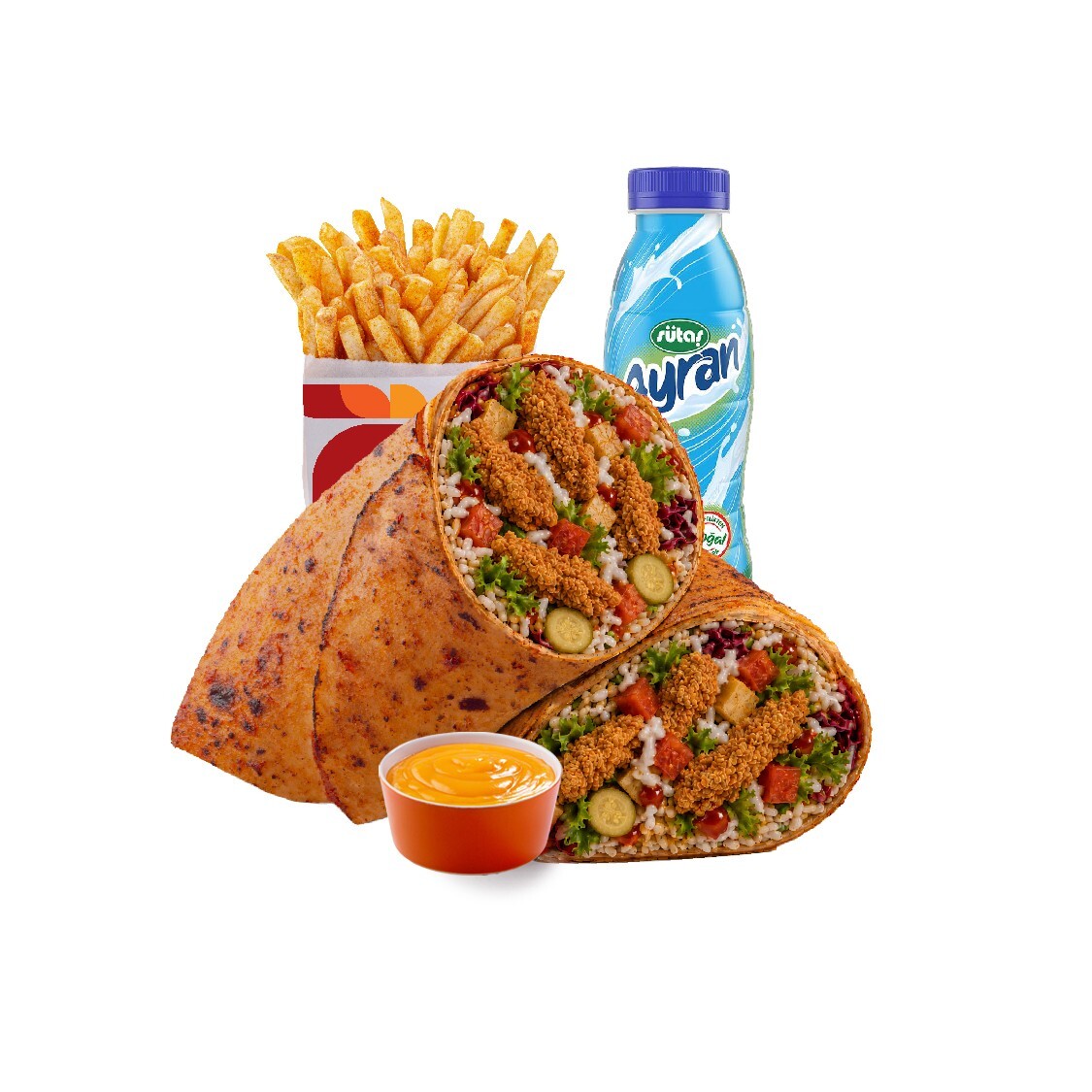 Mogaf Mexicano Tenders Burrito Menü