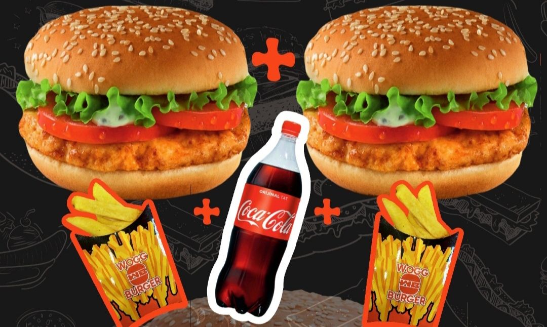 2'li Tavuk Burger Menü