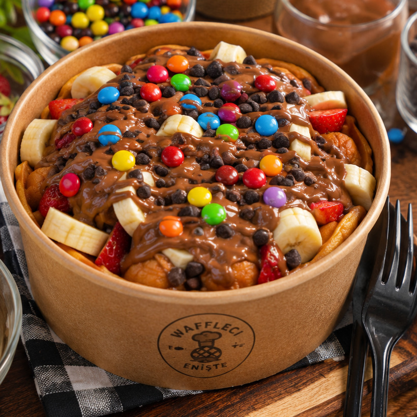 Sütlü Çikolatalı Waffle