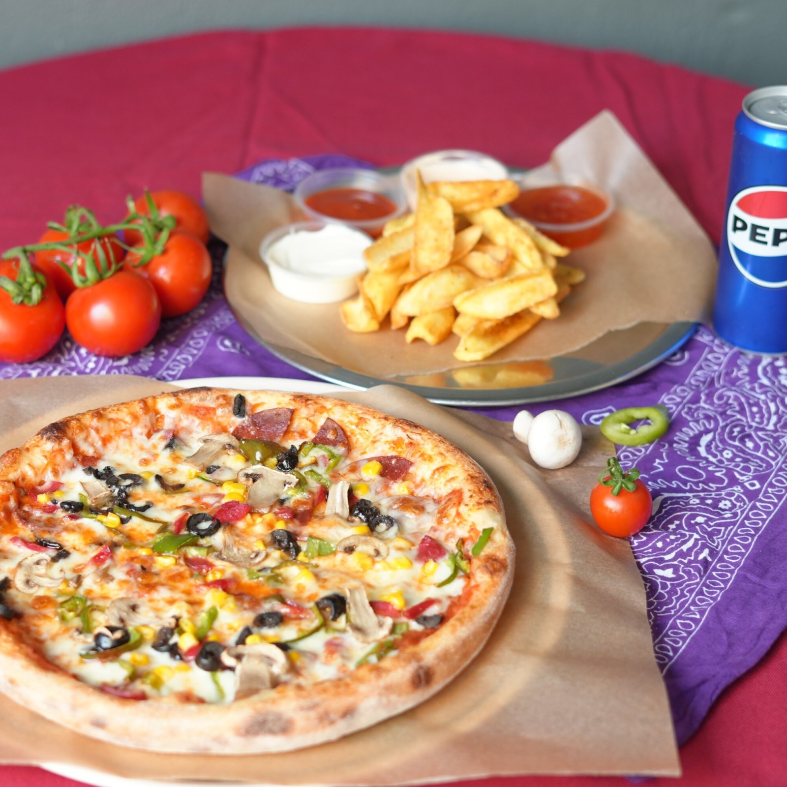 Orta Boy Pizza Menü