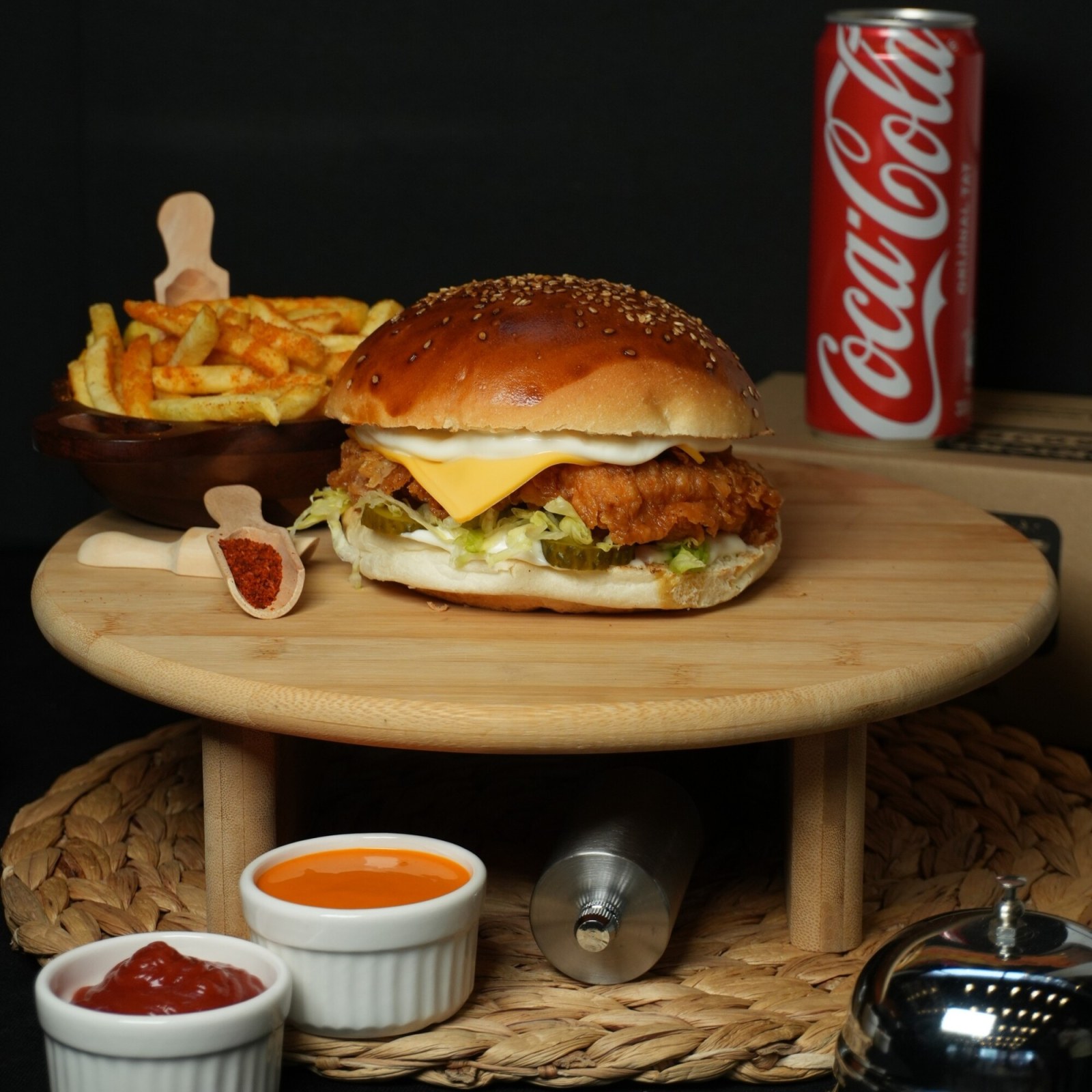 Orijinal Project Burger +Coca Cola Menü