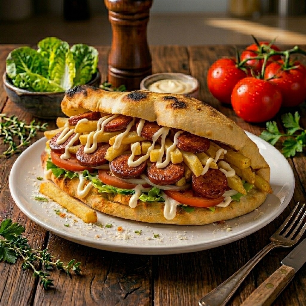 Sucuklu Patso Sandviç