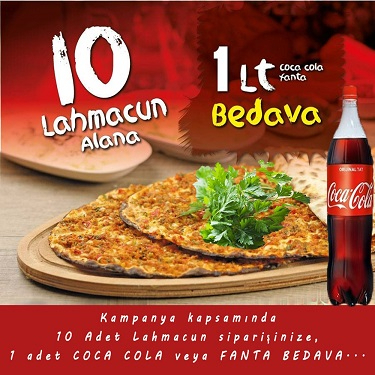 10'lu Lahmacun Menü