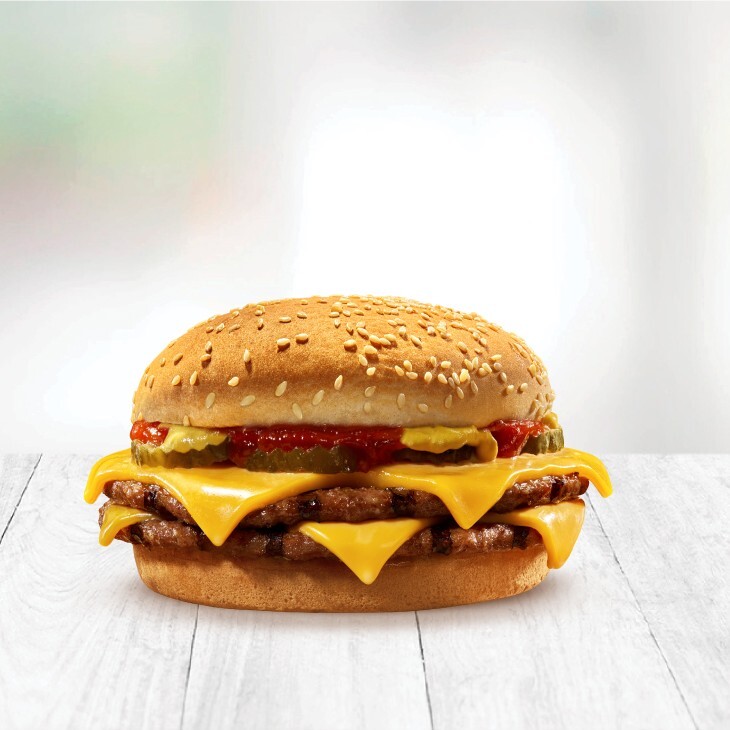Mega Double Cheeseburger