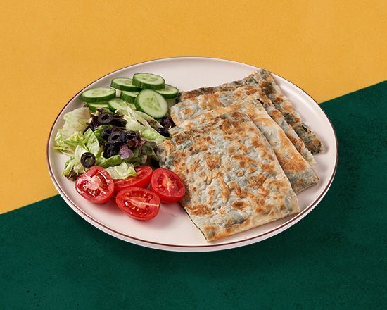 Ispanaklı Peynirli Gözleme Tabağı