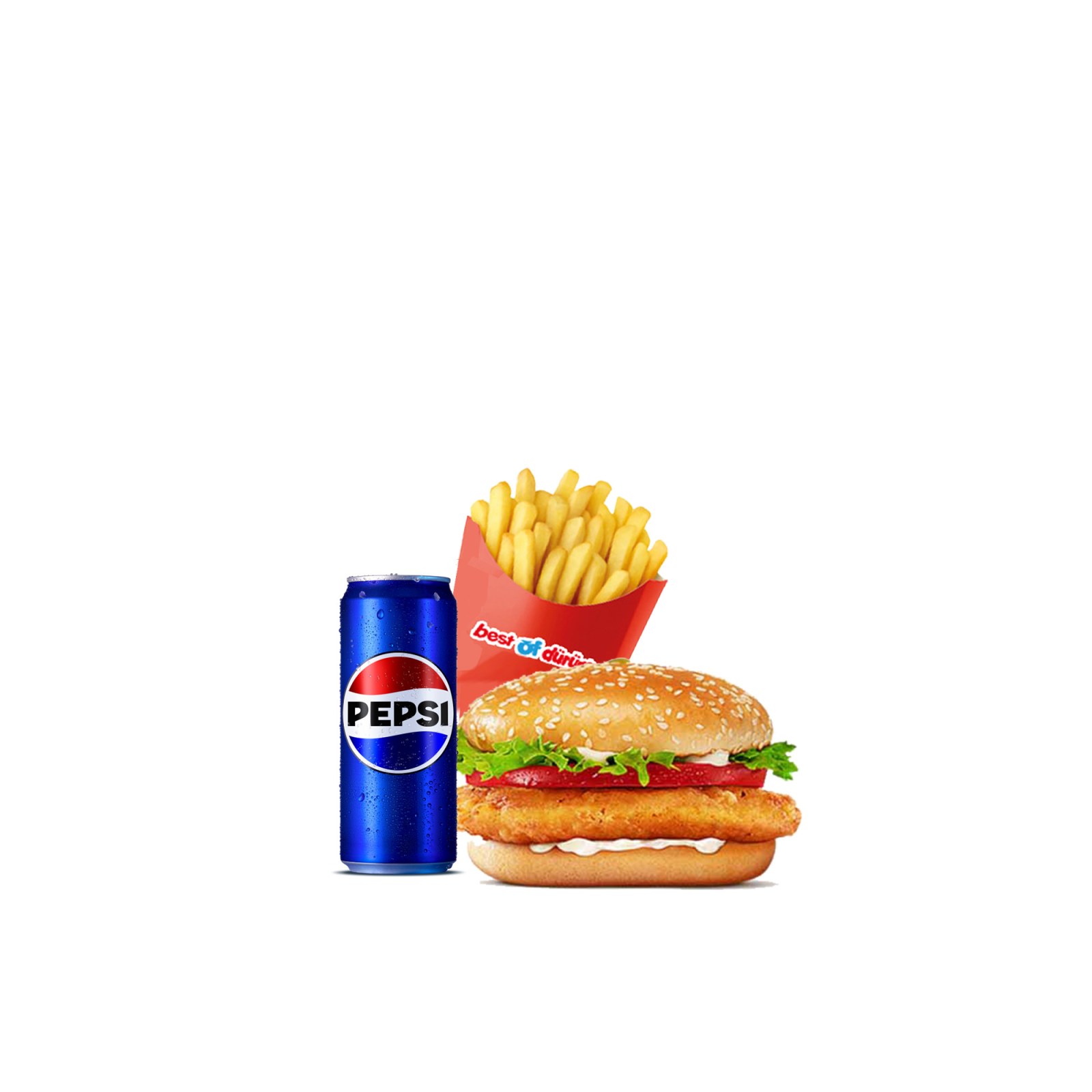 Tavuk Burger Menü