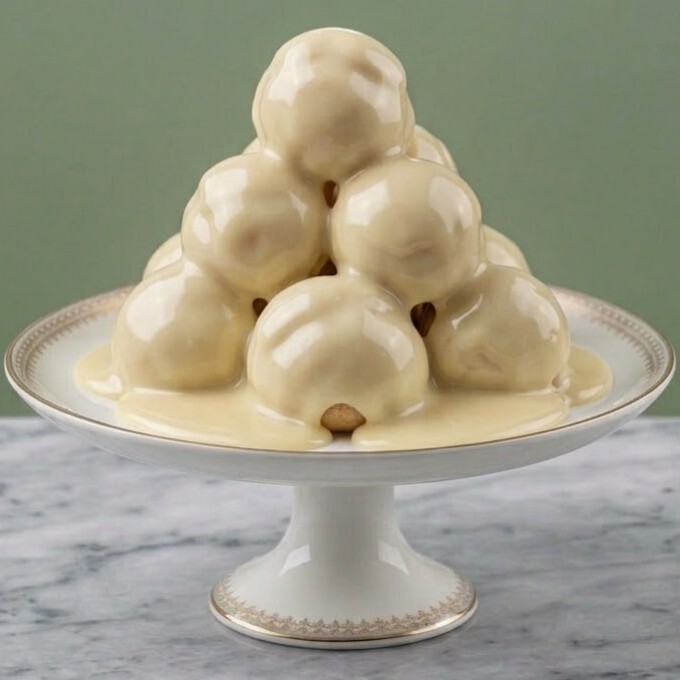 Beyaz Çikolatalı Profiterol (400 gr)