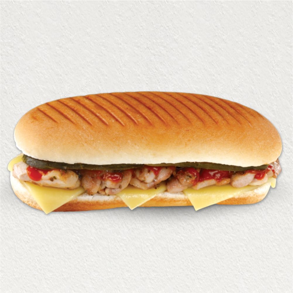 Tavuklu Kaşarlı Sandviç