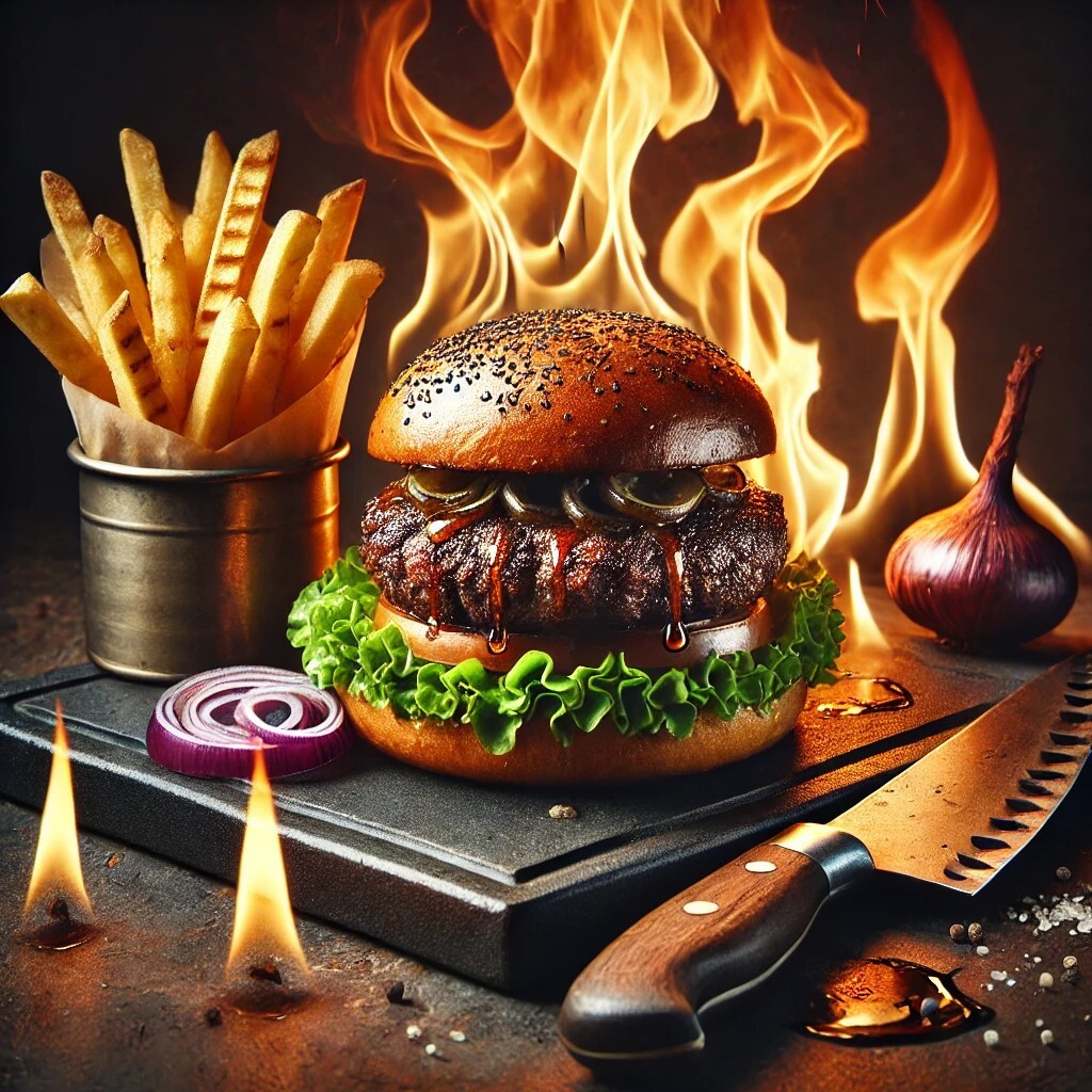 Kasap Burger+coca cola 330ml