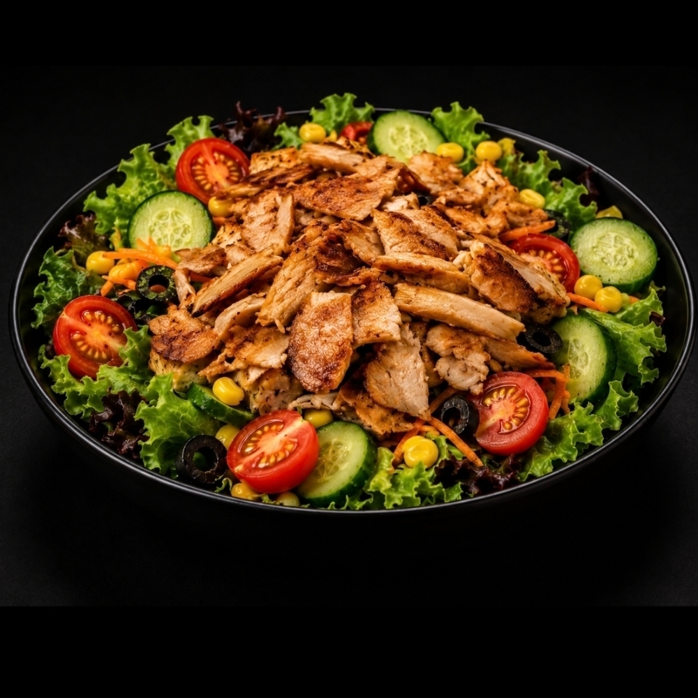 Tavuk Dönerli karışık salata