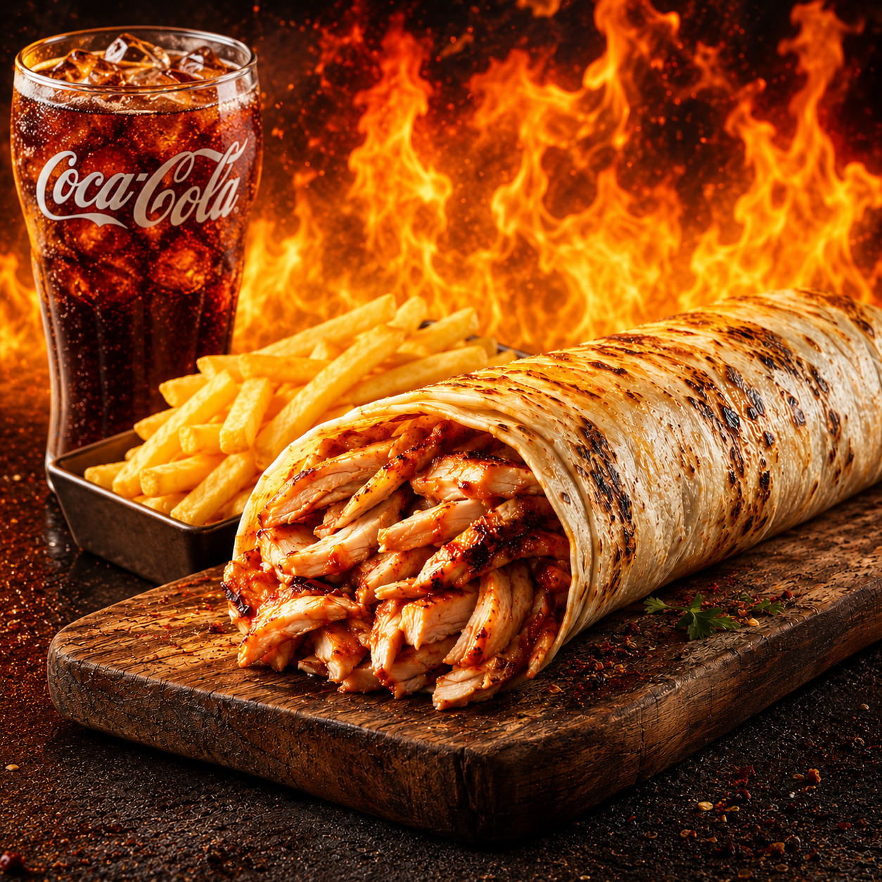 Coca Cola Hataylım Yarım Zurna Dürüm Menü
