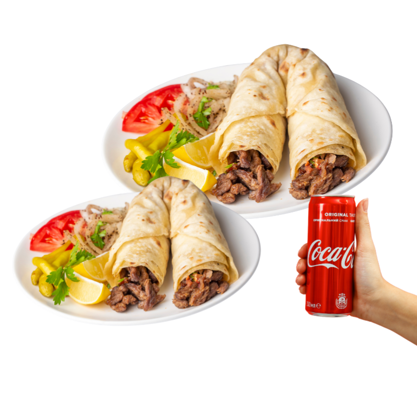İkili Et Tantuni Dürüm Menü 6