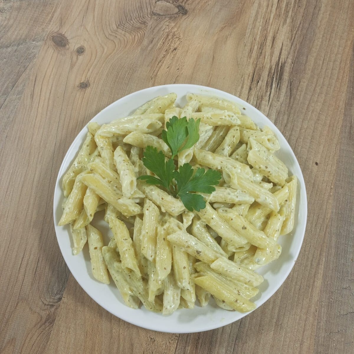 Pesto Soslu Makarna +coca cola