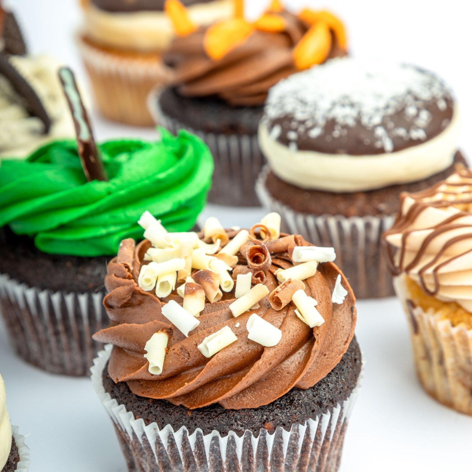 Mini Chocolate Coconut Cupcake