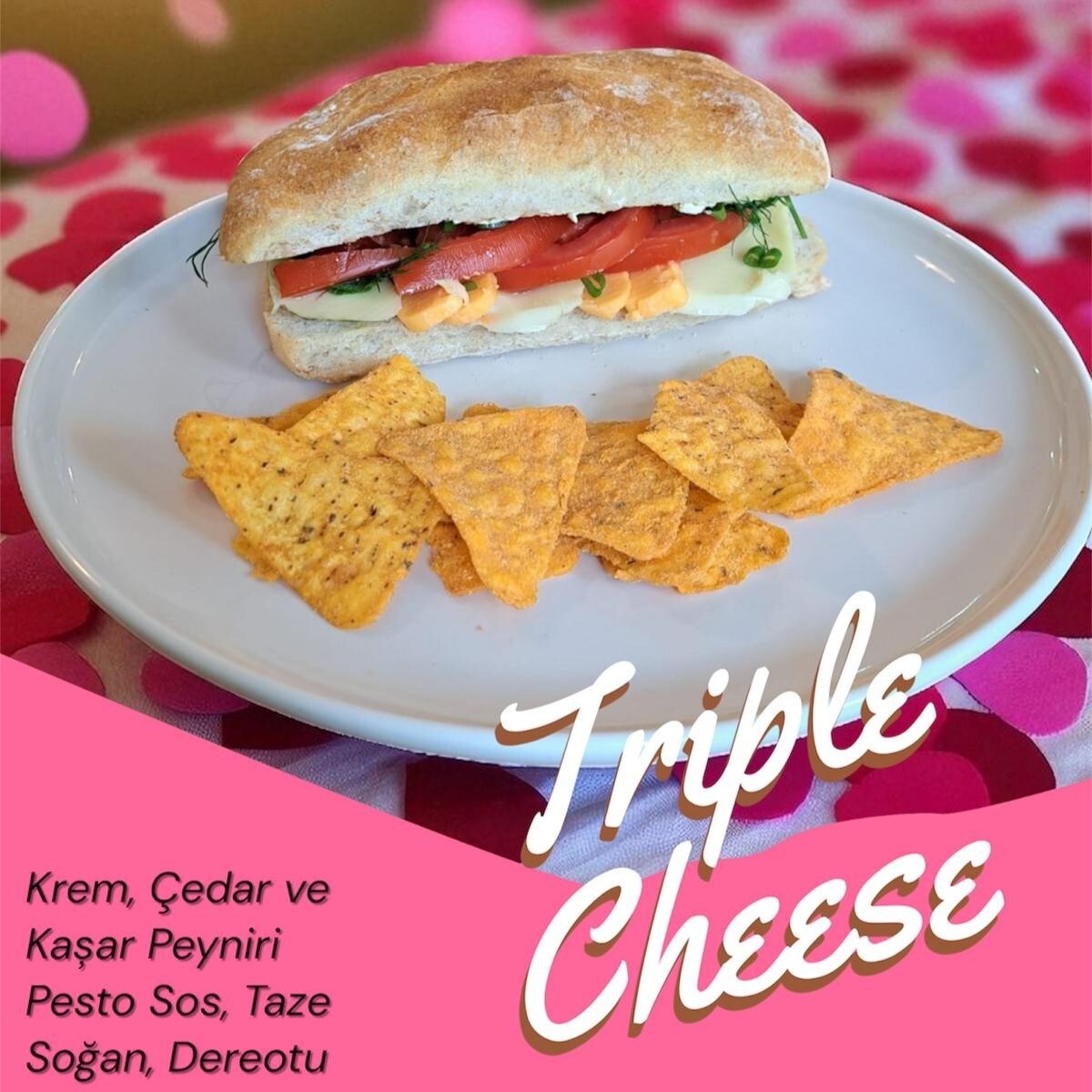 Triple Cheese Sandviç