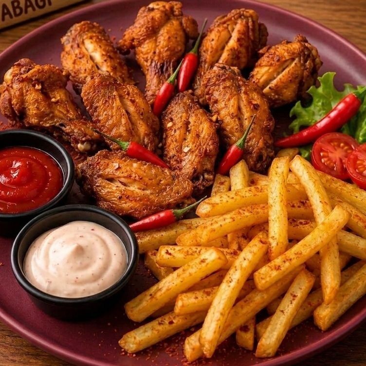 Çıtır Acılı Kanat (8 Adet)