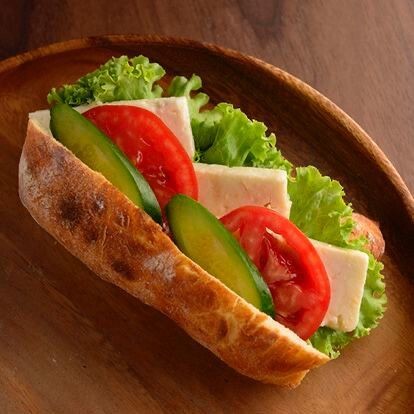 Sandviç Beyaz Ekmek Beyaz Peynirli