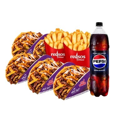 Doritos'lu Red Tako Kanki Menü (Et Döner)