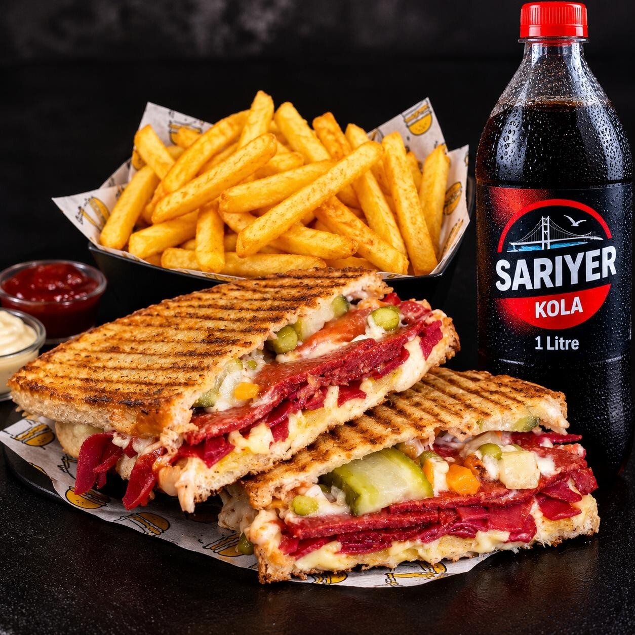 2'li Ayvalık Tost Menü