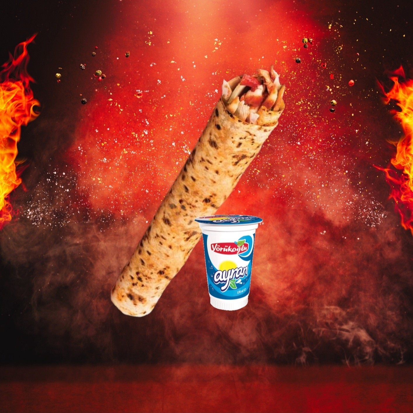 Antakya Tavuk Döner Dürüm Menü