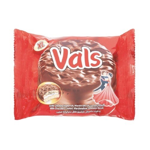 Vals Çikolata Kaplı Bisküvi