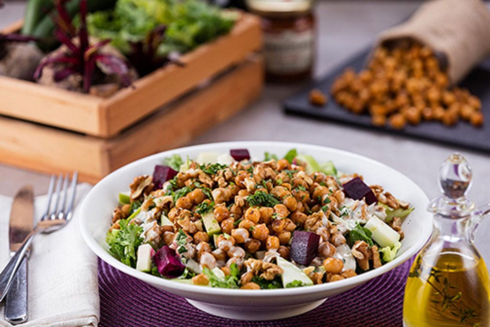 Nohutlu Salata