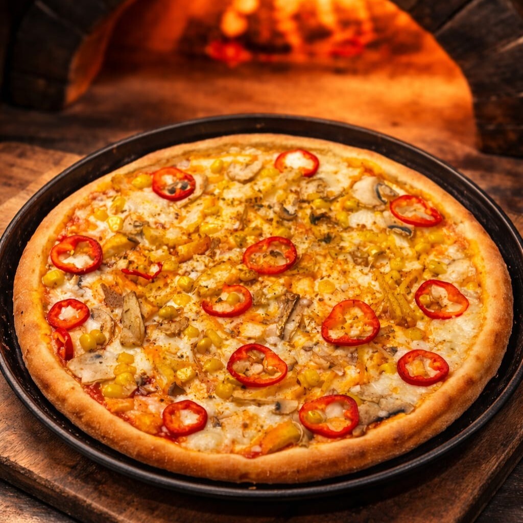 Tavuklu Pizza