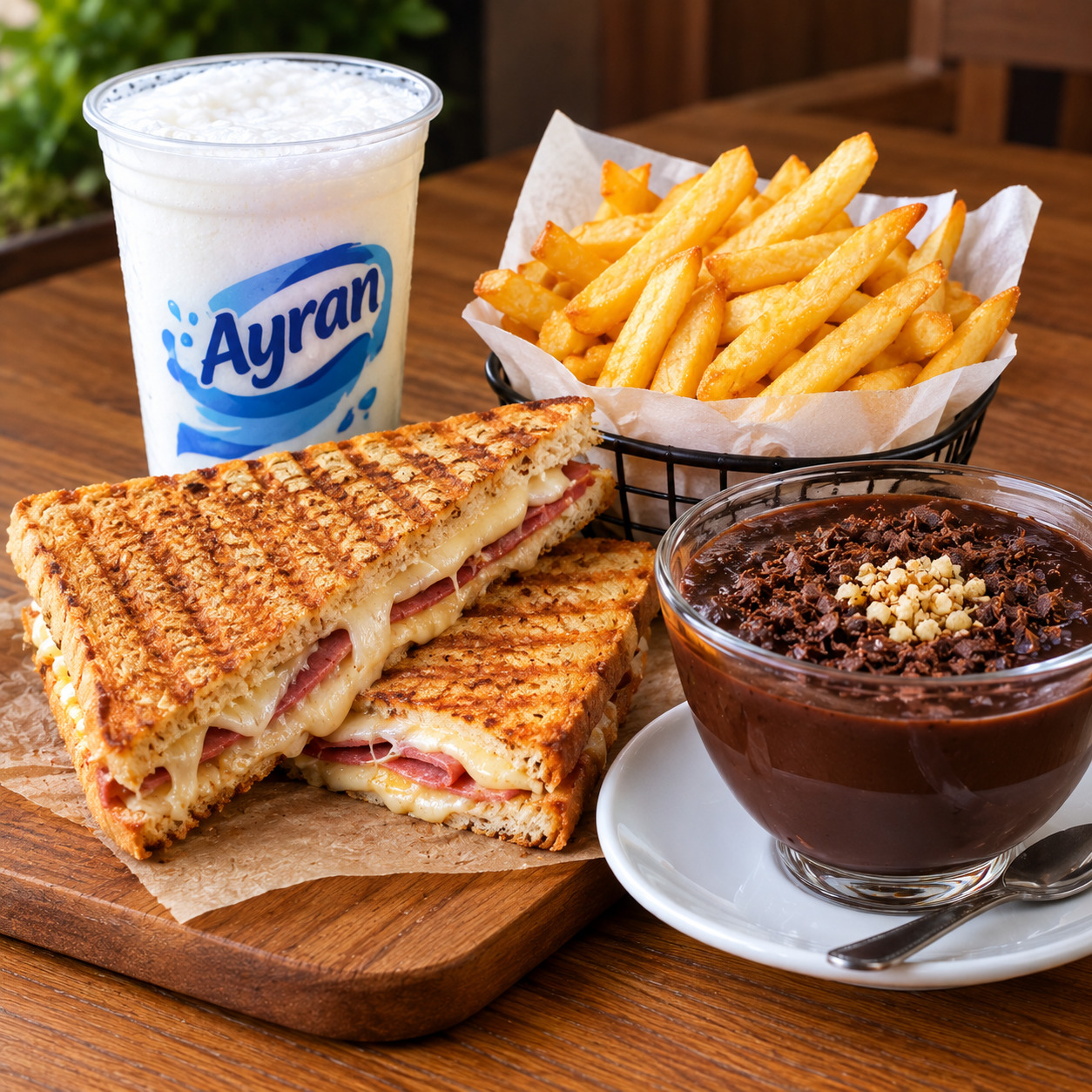 Kaşarlı Tost Menü