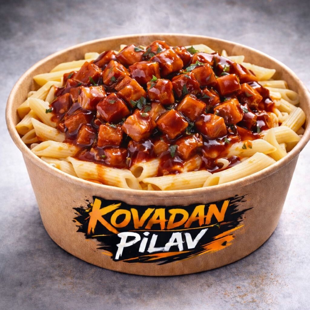 Barbekü Soslu Tavuklu Makarna