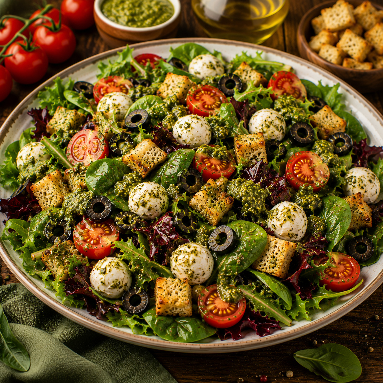 Peynir Toplu Akdeniz Salatası