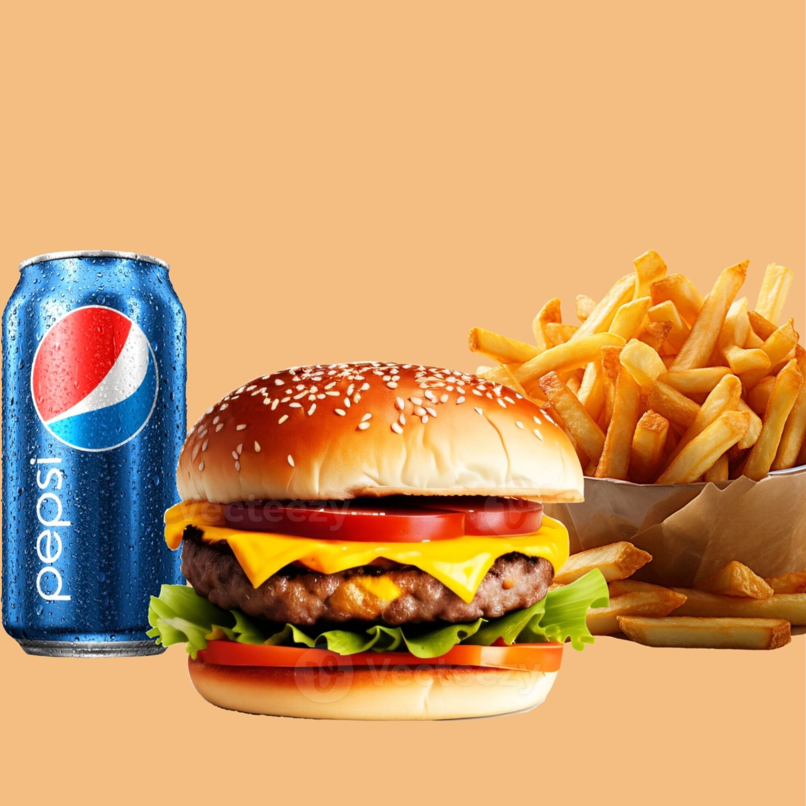 Cheeseburger Menü 2