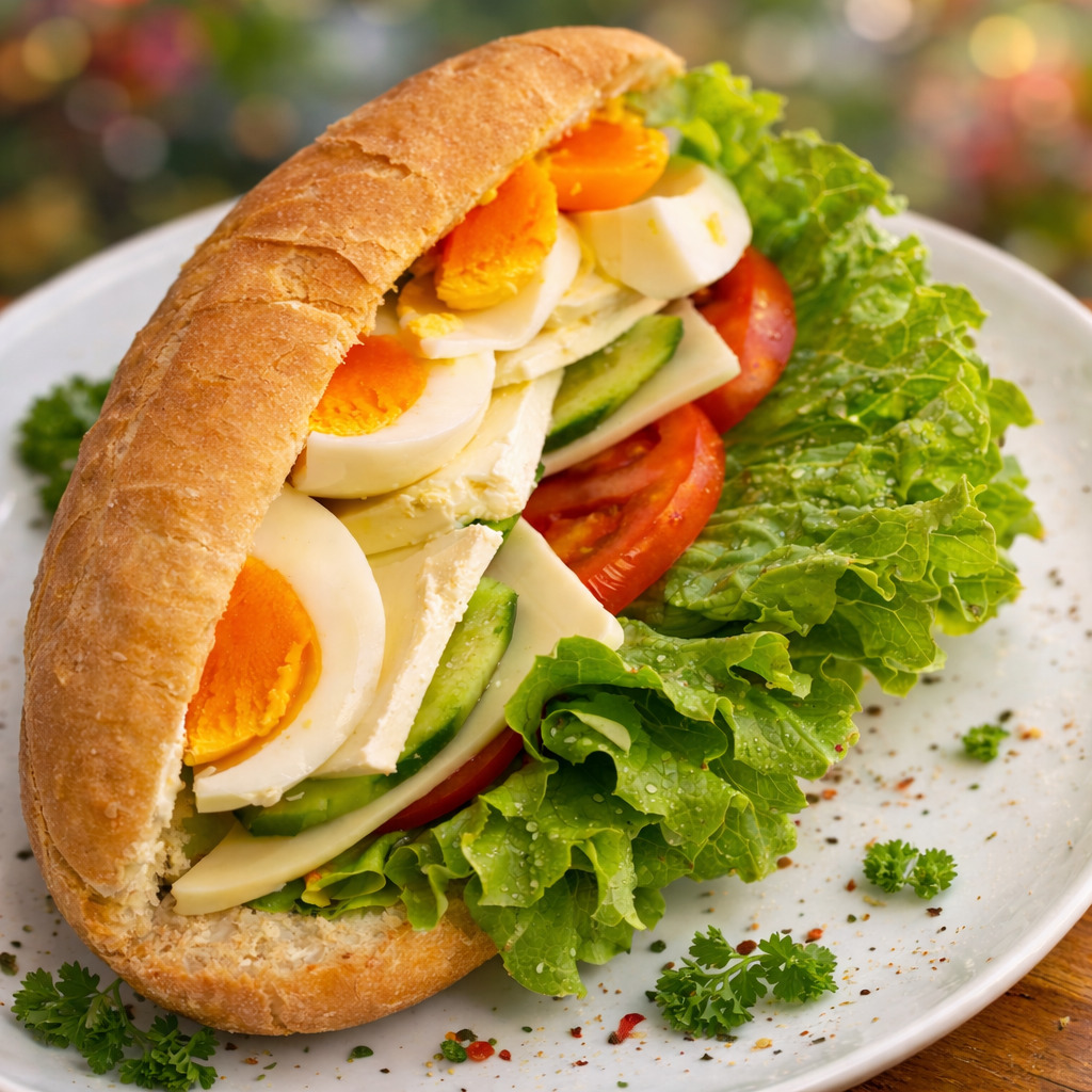 Yumurtalı&Peynirli Sandviç