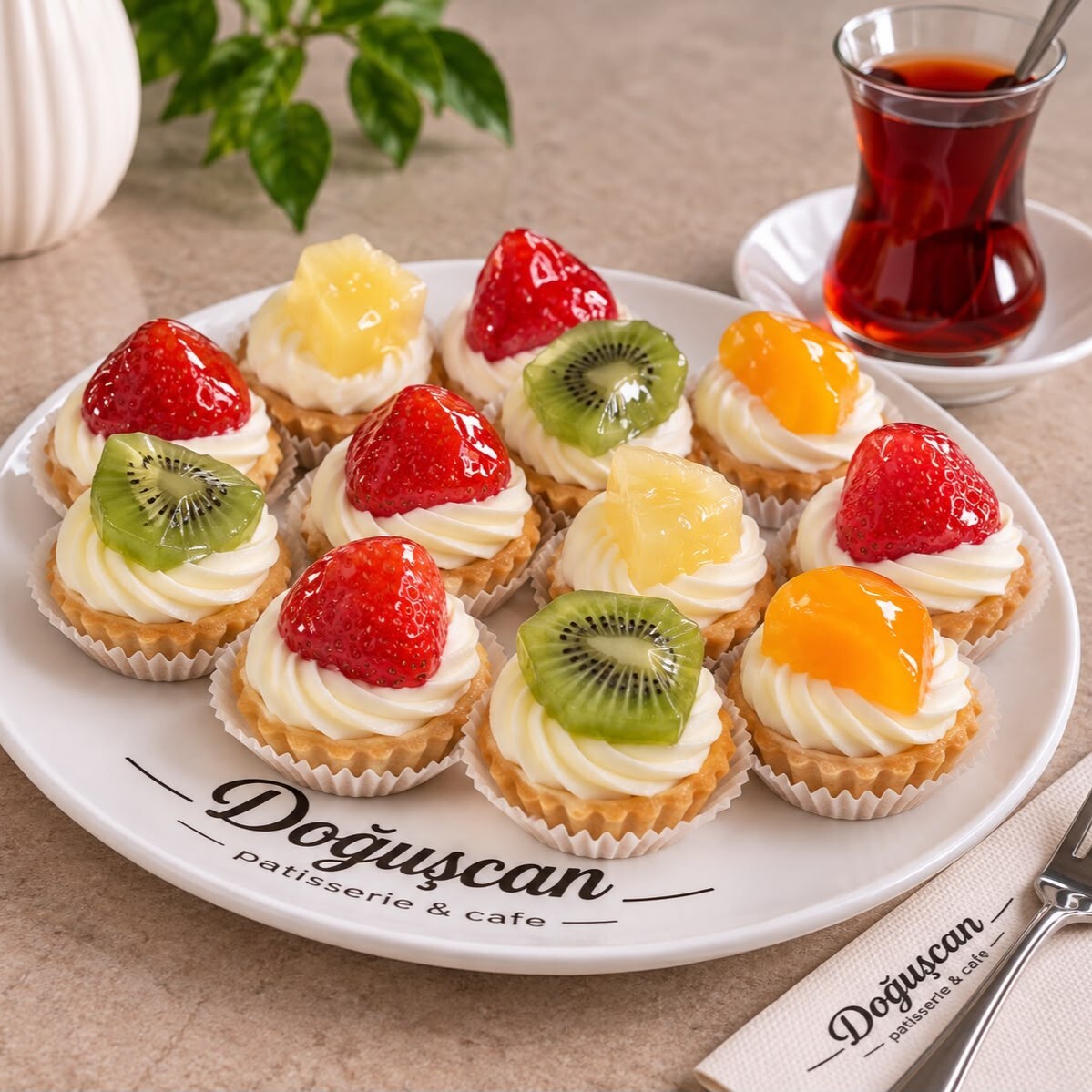 Karışık Meyveli Tartolet ( 4 Adet )