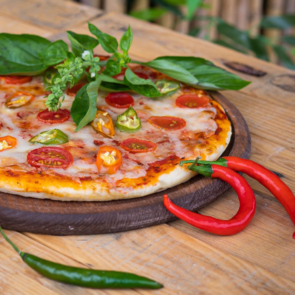 Deluxe Acılı Margherita Pizza (Büyük)