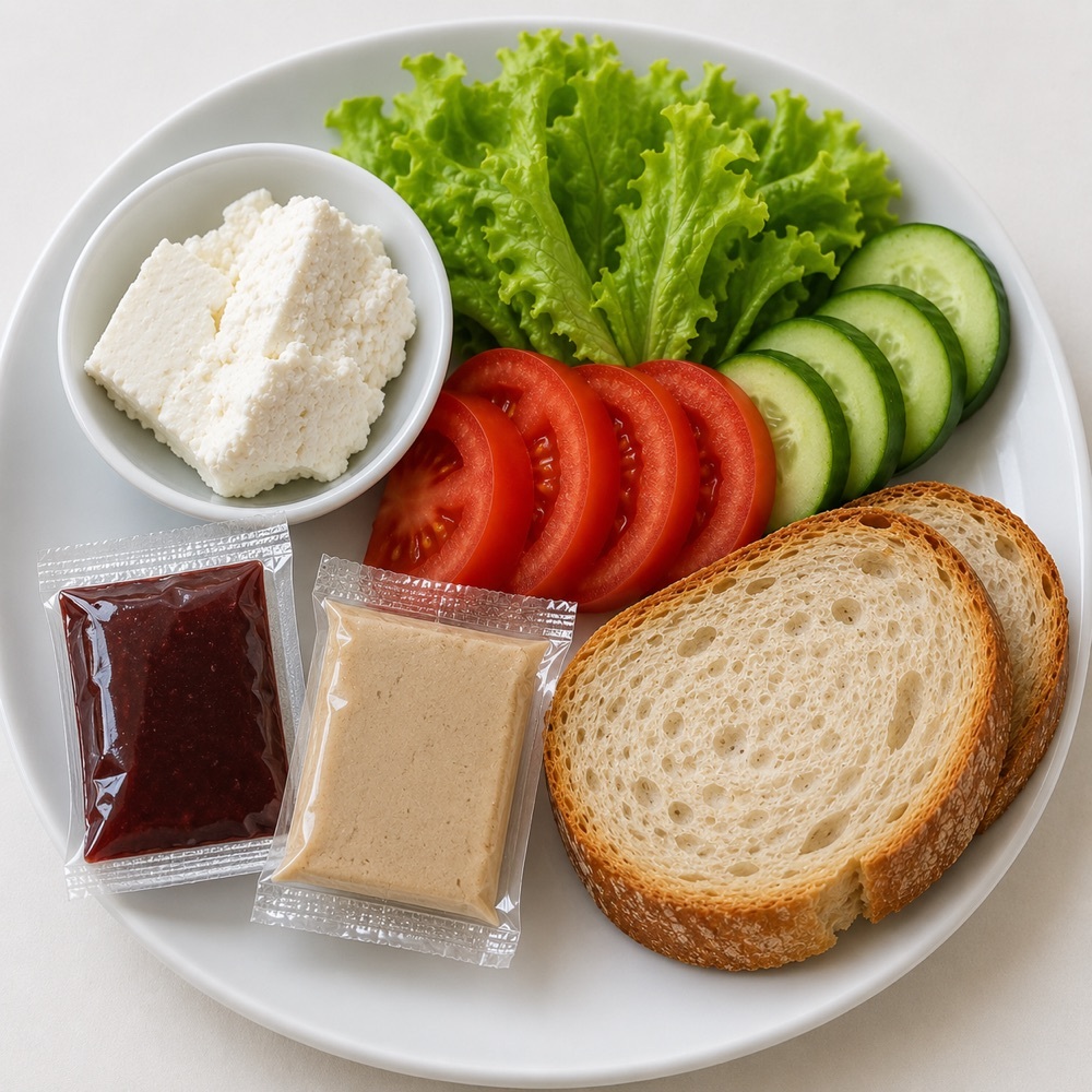 Mini Kahvaltı Tabağı + Sütaş Puding 200mg